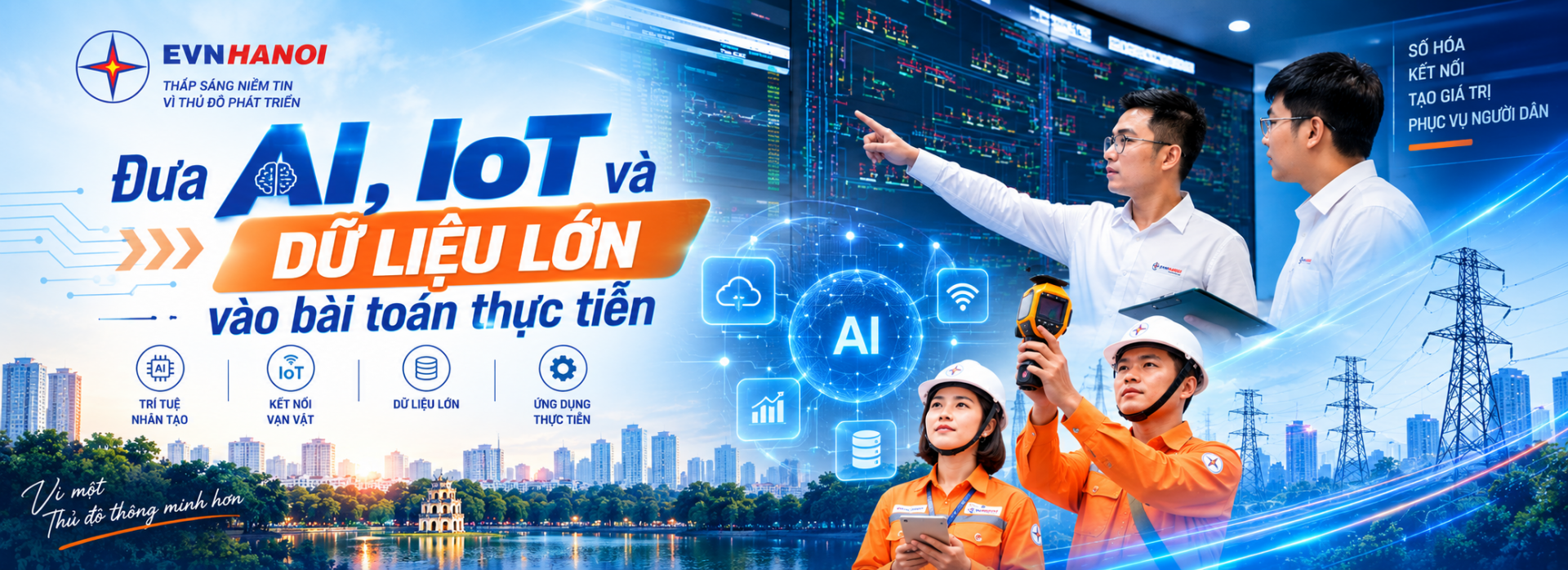 EVNHANOI đưa Nghị quyết 57 vào từng khâu vận hành lưới điện Thủ đô